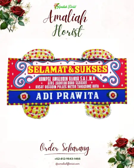 Papan Bunga Ucapan Selamat Bukit Tusam
